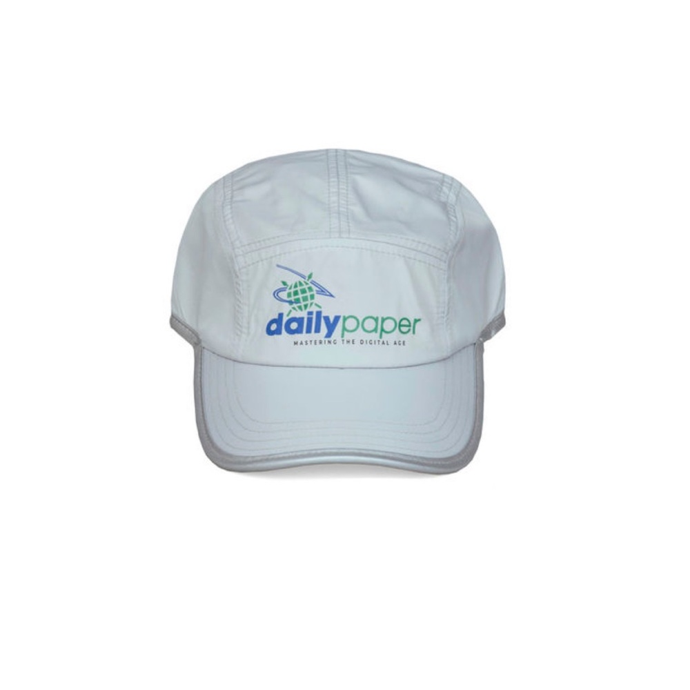 Daily Paper Filver Cap Metallic Grey Silver One Size Baseball Hat